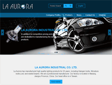 Tablet Screenshot of laaurora.com.tw